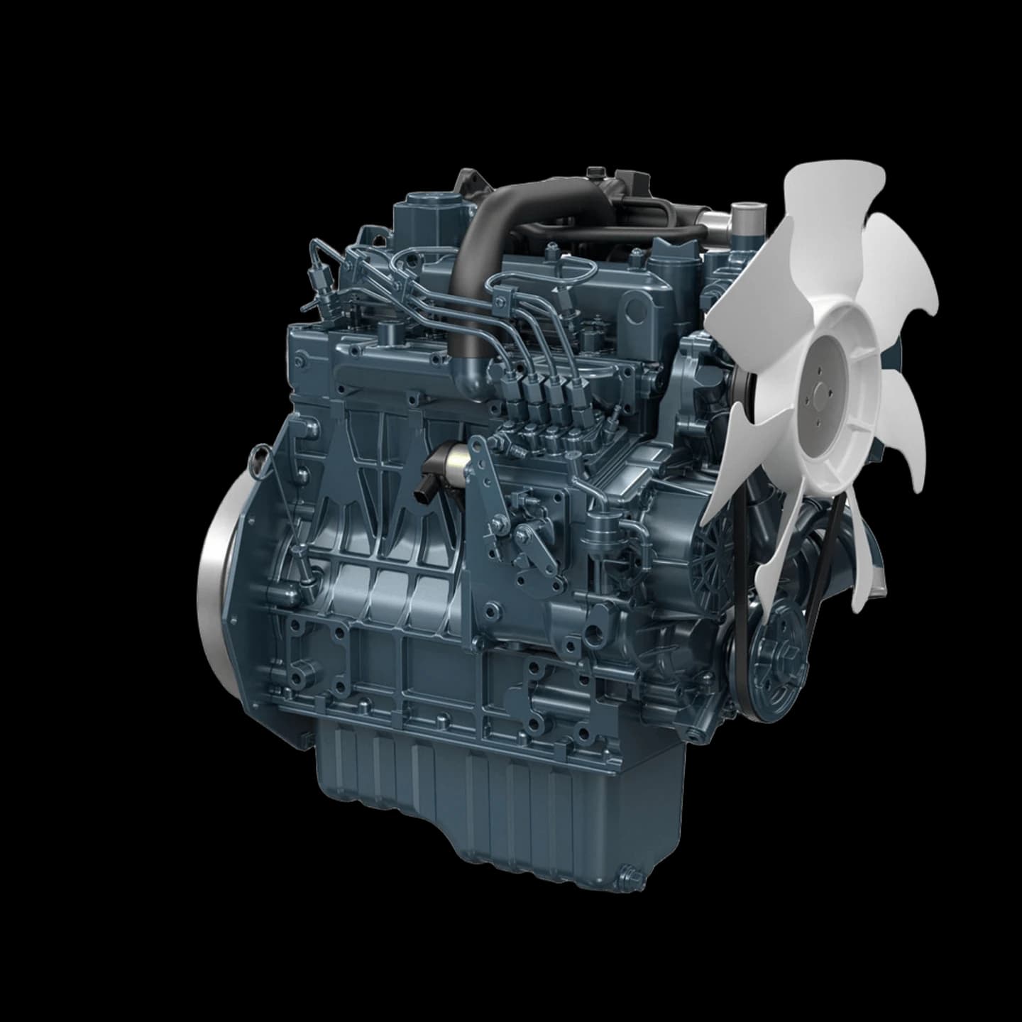 Дизельный двигатель Kubota V1505-T (турбо)