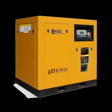 Винтовой компрессор BERG ВК-22, 7 бар, с преобразователем (7 бар, IP 23, С преобразователем) — фото 4