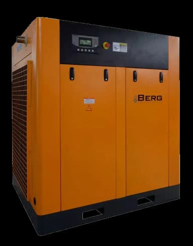 Винтовой компрессор BERG ВК-355, 7 бар, с преобразователем (7 бар, IP 55, С преобразователем) — фото 1