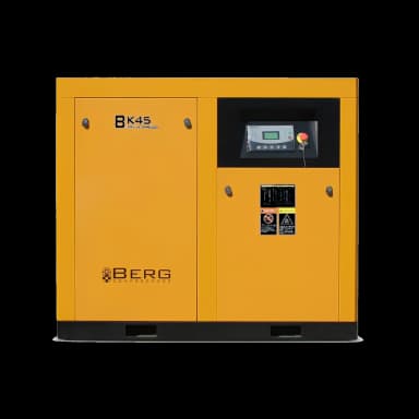 Винтовой компрессор BERG ВК-45, 7 бар, с преобразователем (7 бар, IP 55, С преобразователем) — фото 2