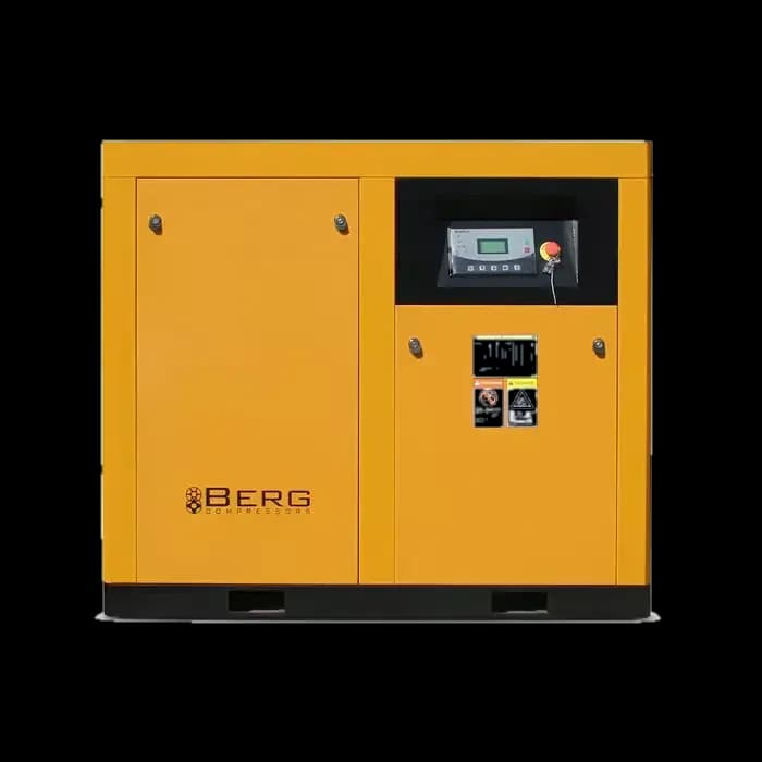 Винтовой компрессор BERG ВК-75, 7 бар, с преобразователем (7 бар, IP 55, С преобразователем)