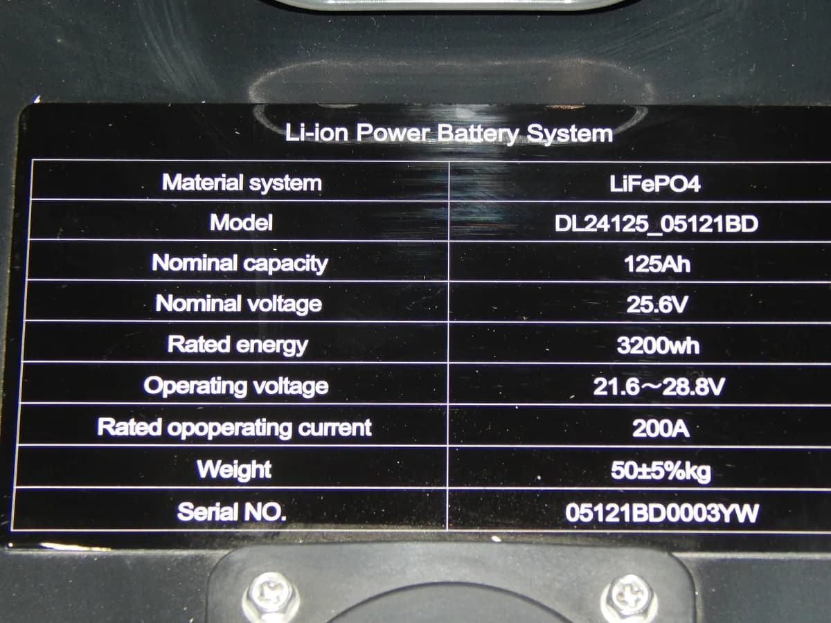 Аккумулятор литий-ионный (Li-ion) 24В/125Ач 705х170х565 для тележек CBD20R-II — фото 4